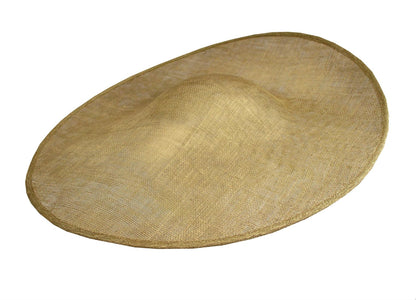 Sinamay Side Sweep Hat Base 43 x 45cm HA080