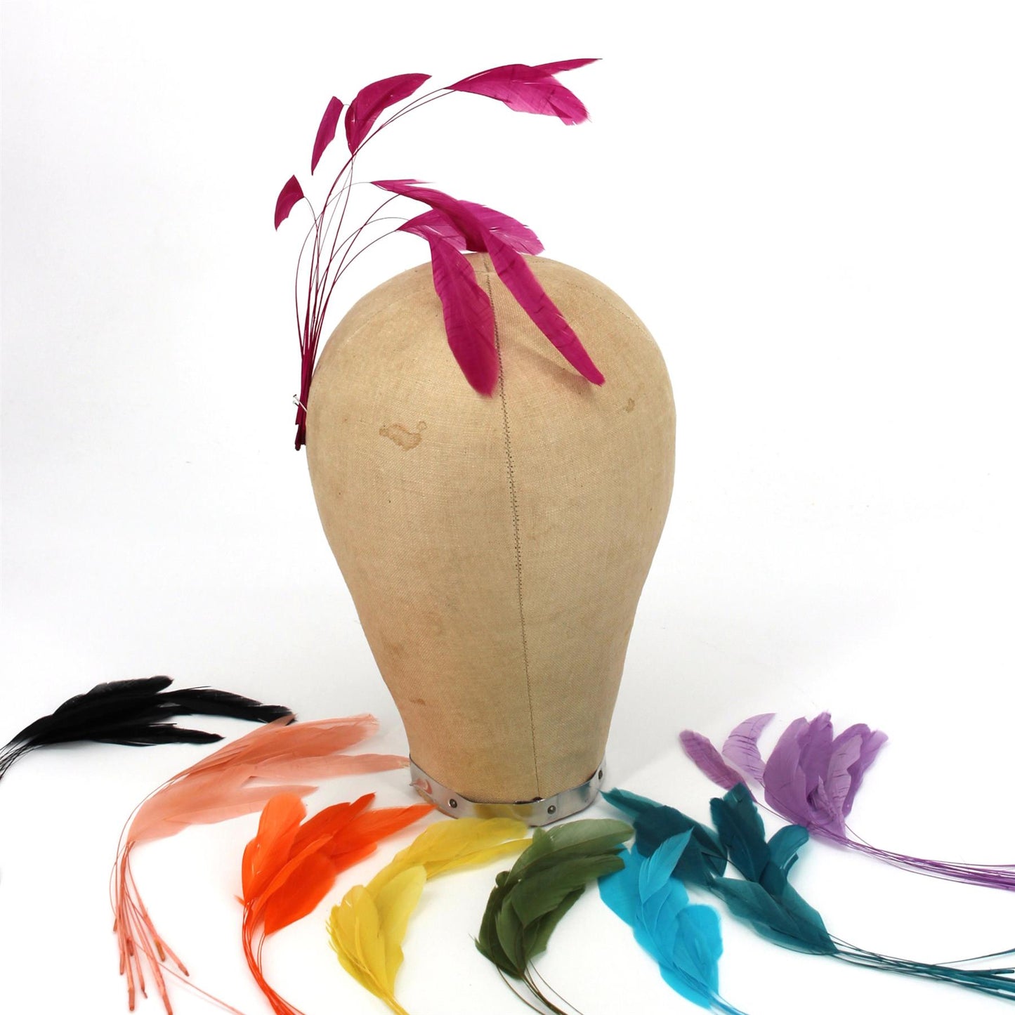 Teardrop Coq Feathers 17 to 25cm x 10pcs - CO017
