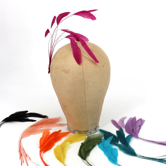 Teardrop Coq Feathers 17 to 25cm x 10pcs - CO017