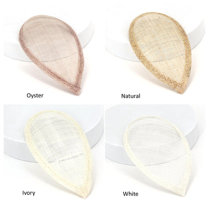 Sinamay Teardrop Fascinator Base 16cm - HB016