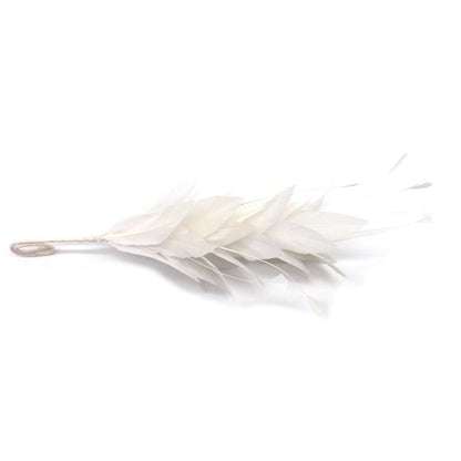 Goose Feather Stripped Coq Mount 22cm FM082