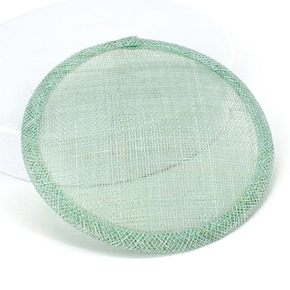 Sinamay Straw Round Fascinator Base 13.5cm - HB008