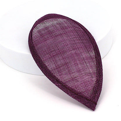 Sinamay Teardrop Fascinator Base 16cm - HB016