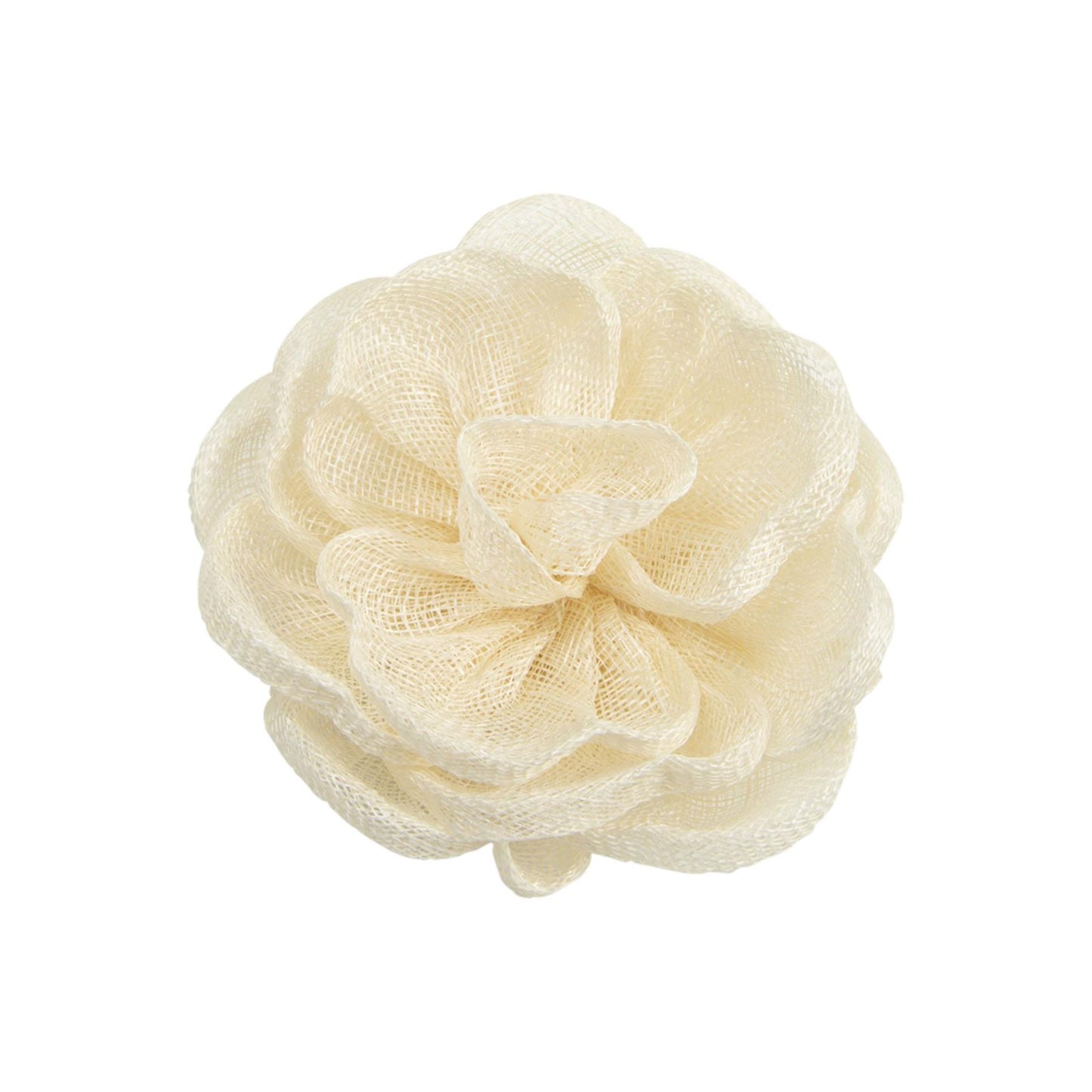 Sinamay Cabbage Rose 12cm Diameter - FL007