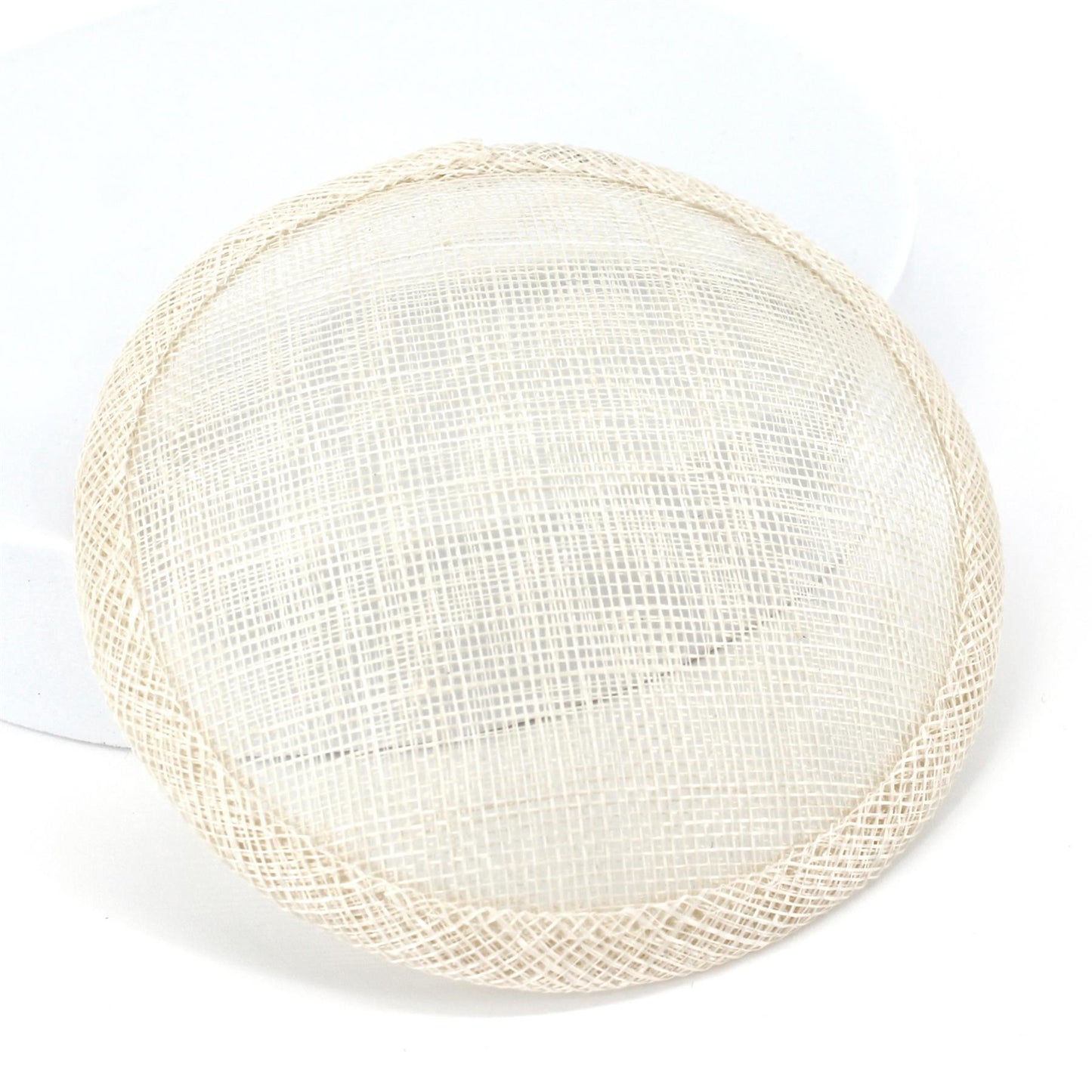 Sinamay Straw Round Fascinator Base 13.5cm - HB008