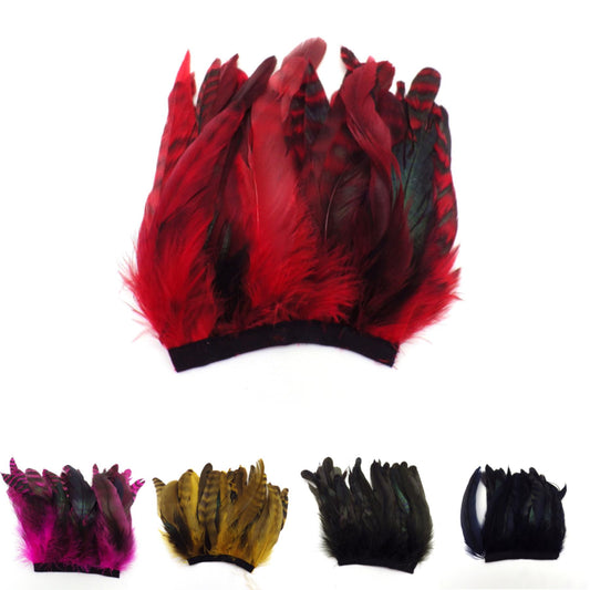 Chinchilla Feather Fringe 12cm x 10cm - FR003