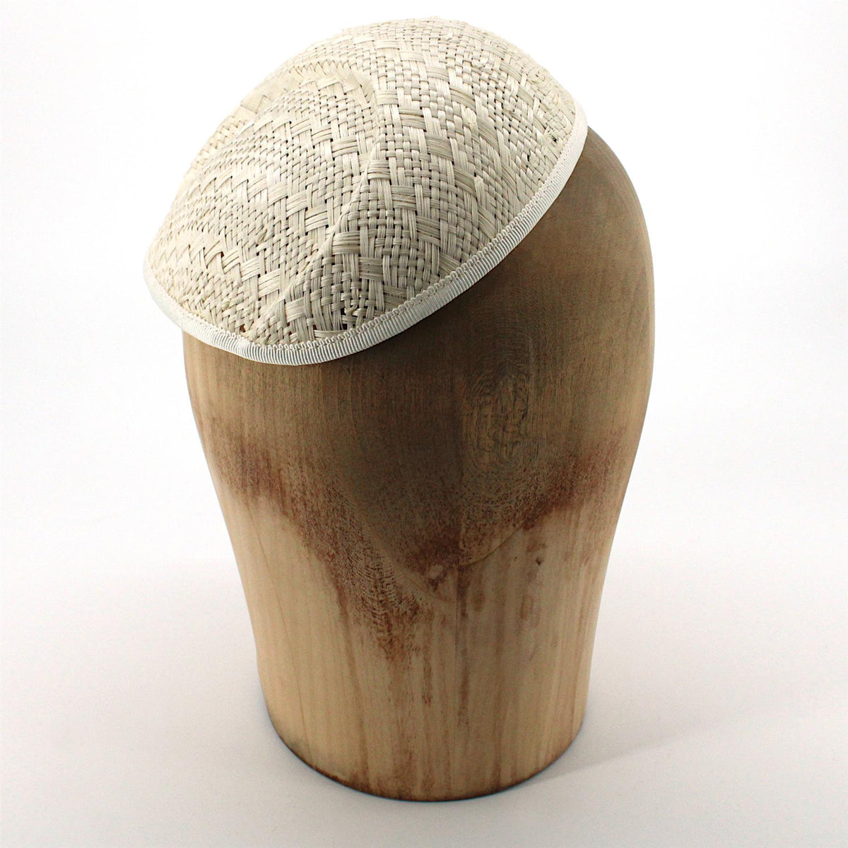 UK Made Domed Straw Hat Base 19x15cm - HA033