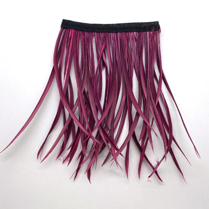 Full Biot Fringe 14cm Feather Length x 10cm - FR013