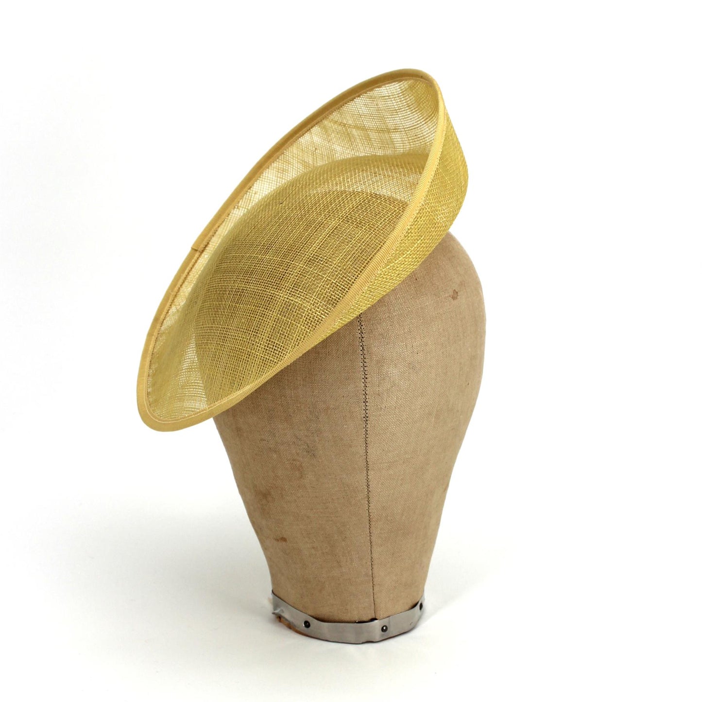 UK Made Sinamay Small Up Brim Fascinator Base HA034