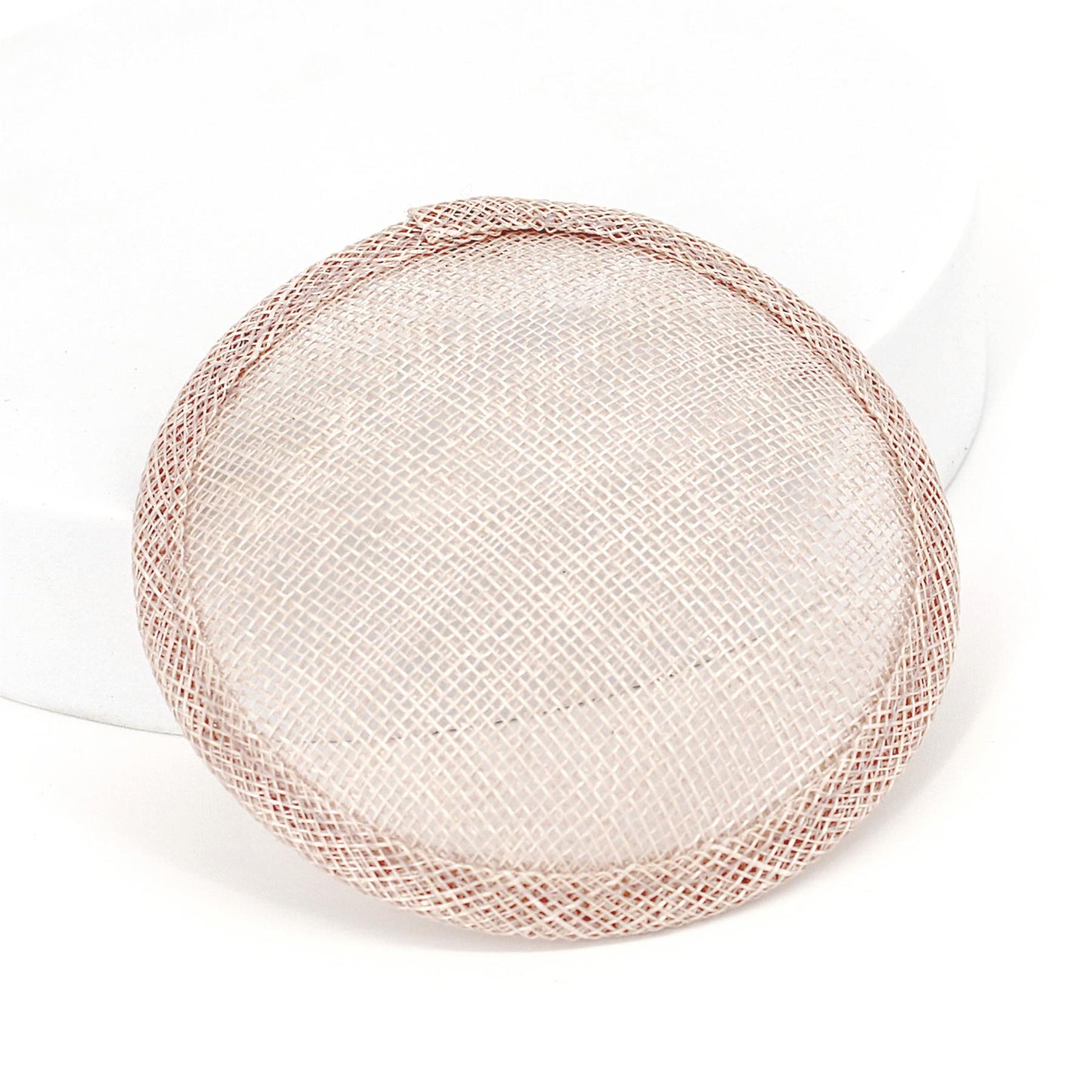 Sinamay Straw Round Fascinator Base 10.5cm - HB007