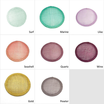 Sinamay Straw Fascinator Base 10cm - HB007