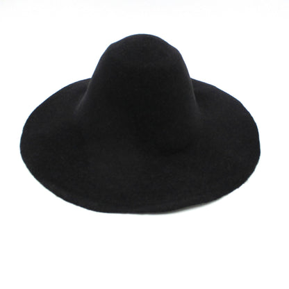 Melange Fleck Felt Flared Capeline 28cm HF043