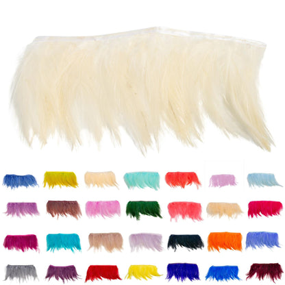 Hackle Fringe 12cm length Feathers x 20cm - FR012