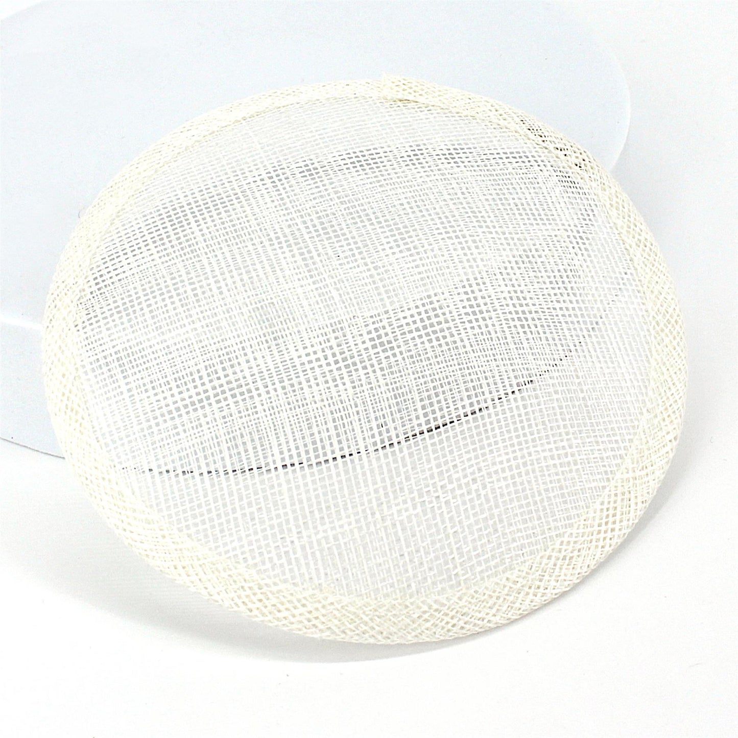 Sinamay Straw Round Fascinator Base 13.5cm - HB008