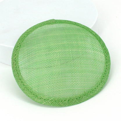 Sinamay Straw Round Fascinator Base 13.5cm - HB008