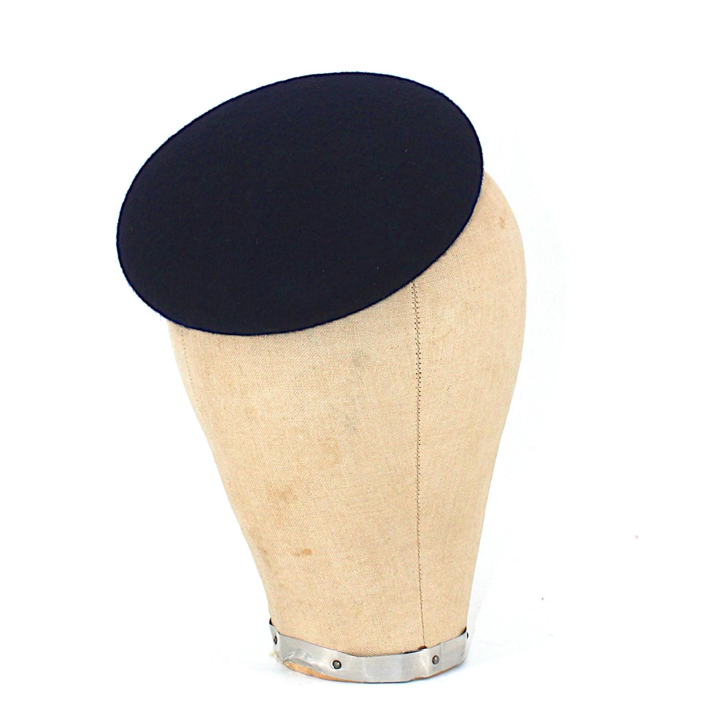 UK Made Felt Button Hat Base 16cm - HA014F