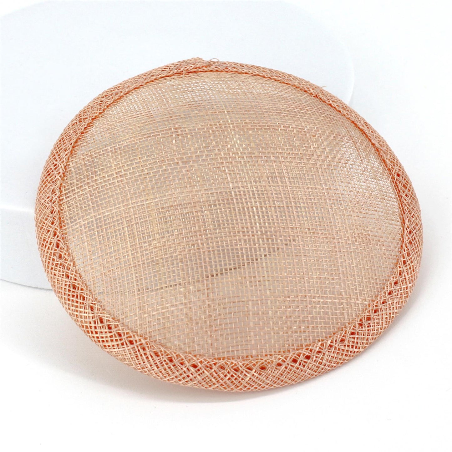 Sinamay Straw Round Fascinator Base 13.5cm - HB008