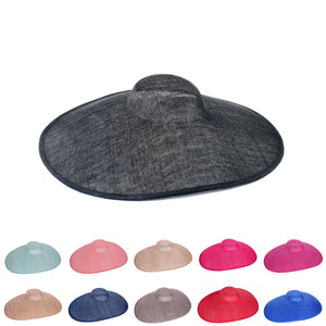 Sinamay Wide Fascinator Base 39 x 49cm HA082