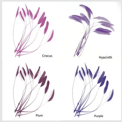 Teardrop Coq Feathers 17 to 25cm x 10pcs - CO017