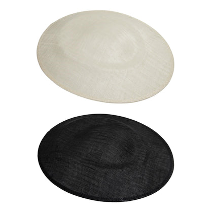 Large Side Sweep Sinamay Base 30x38cm - HA099