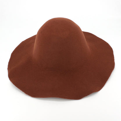 Wool Felt Flare Capeline for Hats 28cm - HF029