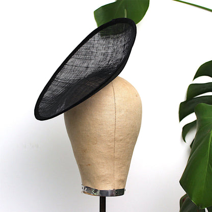 Sinamay Saucer Up brim Base 26x27cm - HA019