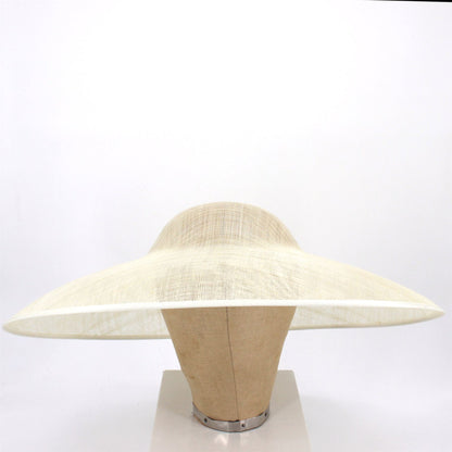 UK Made Sinamay Wide Down Brim Hat Base HA098