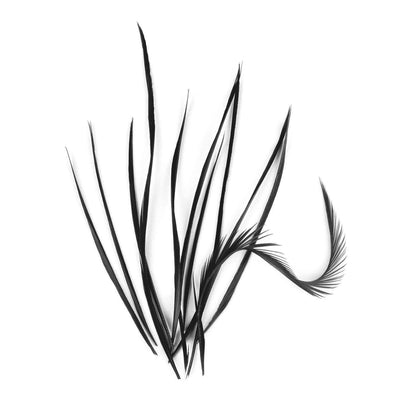 Spiky Goose Biot Feathers 14cm x 10pcs - FR913