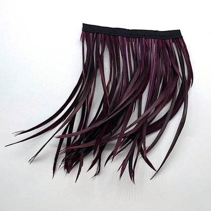 Full Biot Fringe 14cm Feather Length x 10cm - FR013