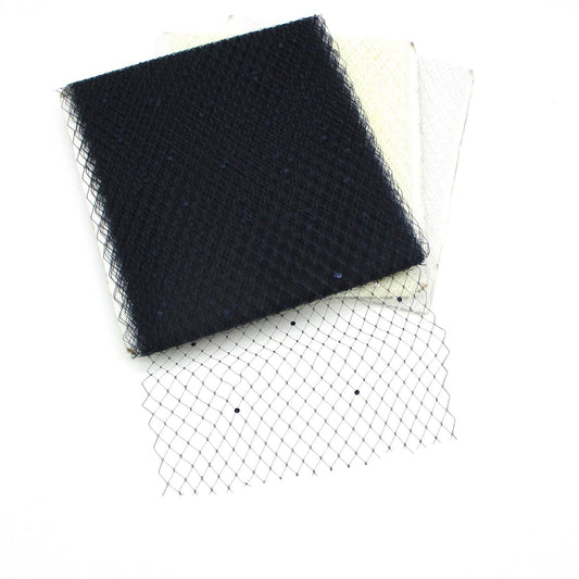 Sequin Merry Widow Veil 30cm x1m - BR008