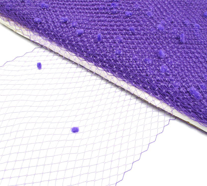 Classic Plain Veil with Spots 20cm x1m - BR002