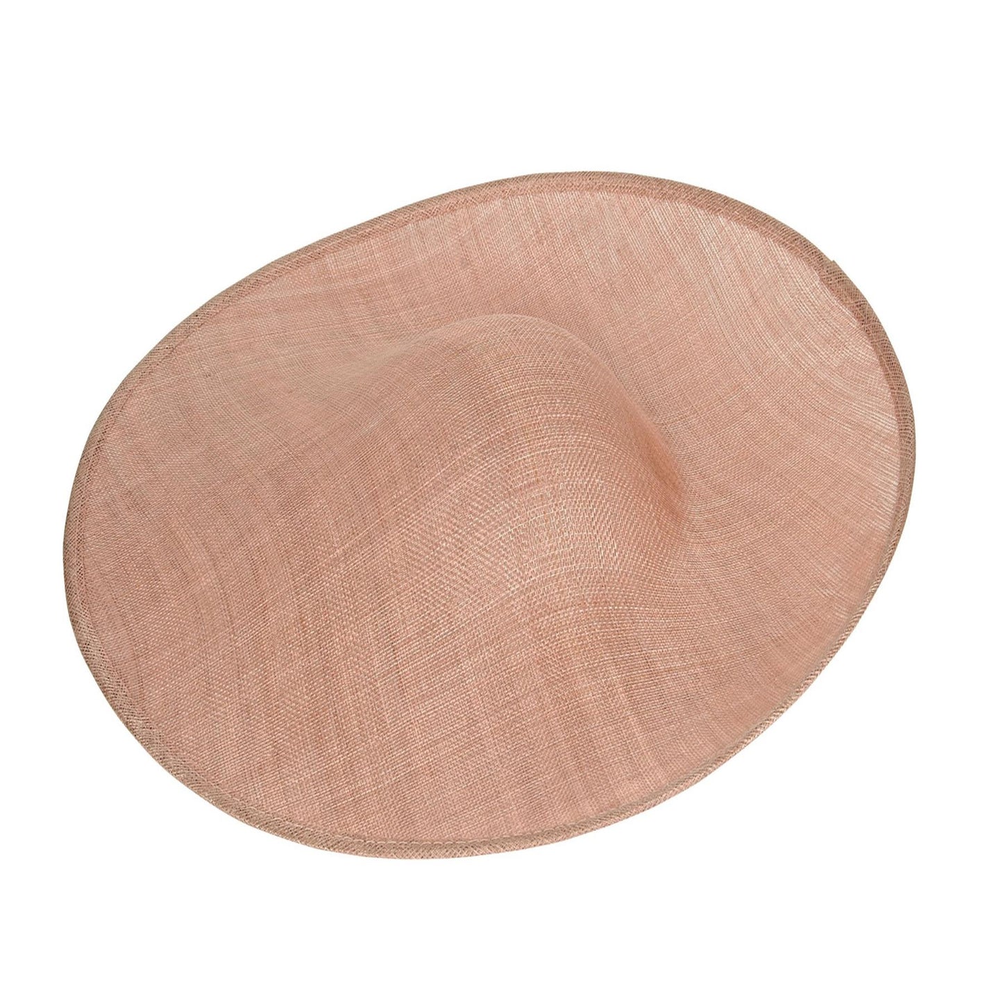 China Made Sinamay Side Sweep Hat Base 43x45cm - HA080A