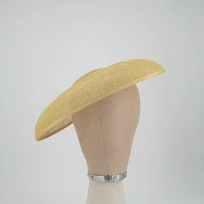 UK Made Sinamay Dome Shape Indented Hat Base HA096