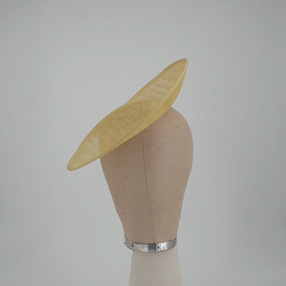 UK Made Sinamay Sweep Saucer Fascinator Base HA012