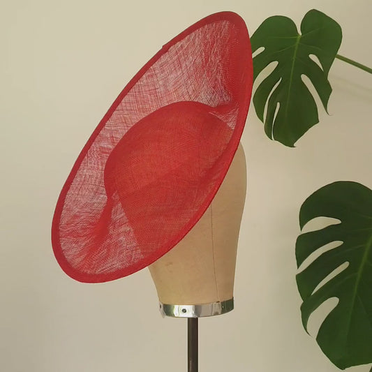 Sinamay Sweep Fascinator Base 34cm HA043